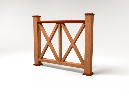 Ограждение из ДПК FG7 терракот купить в Шилке