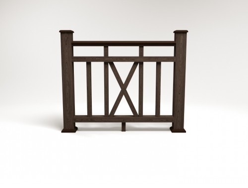 Ограждение из ДПК FG6 венге купить в Шилке