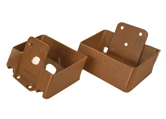 Крепления перил наклонное из алюминия GardenParkett Орех купить в Шилке