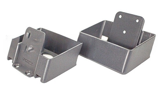 Крепления перил наклонное из алюминия GardenParkett Серый купить в Шилке