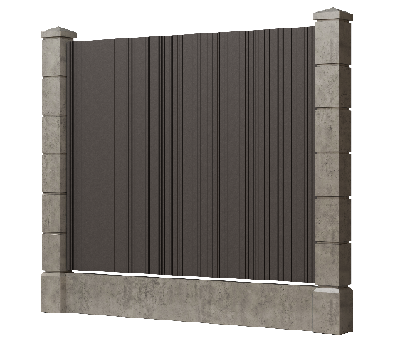 Заборная доска GRINDERDECO, ДПК, тиснение "дуб" Асфальт купить в Шилке