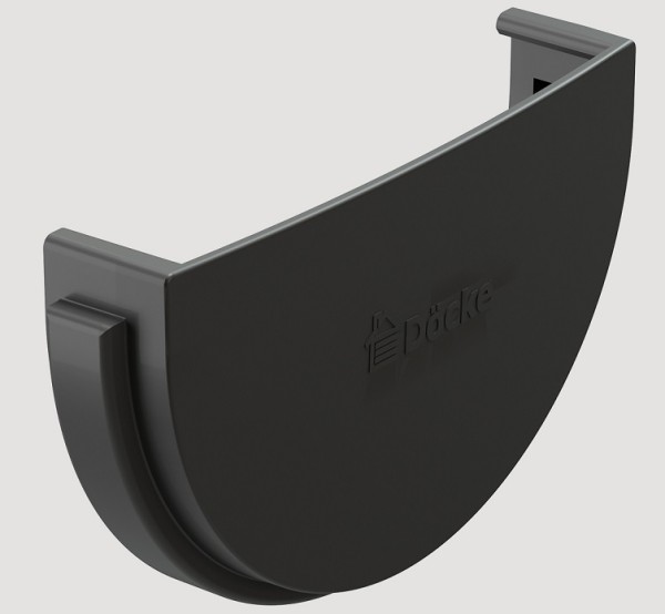 Заглушка желоба ПВХ Docke STANDART серый купить в Шилке