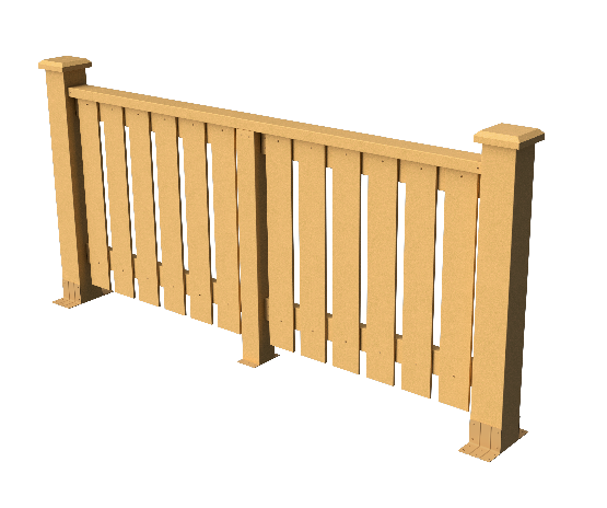 Ограждения декоративное ДПК GRINDERDECO Вилидж песчаник купить в Шилке