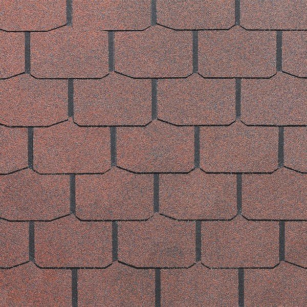 Гибкая черепица Docke, коллекция Крона – Красный купить в Шилке