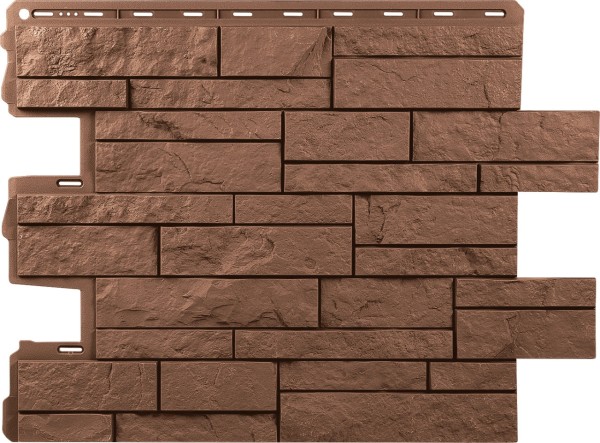 Фасадная панель Альта-Профиль Шотландия Терракотовый купить в Шилке