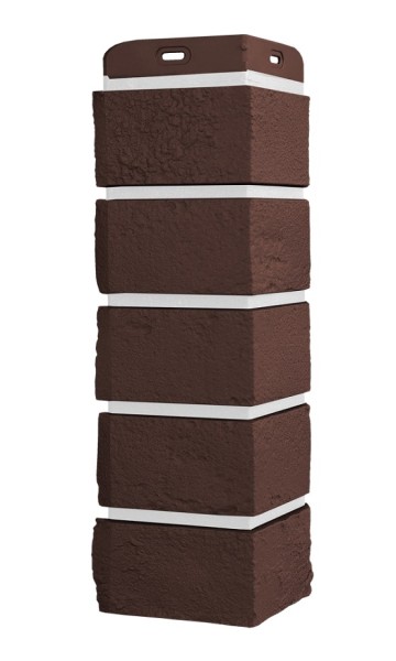 Угол Grand Line состаренный кирпич Элит каштан, ШОВ белай купить в Шилке