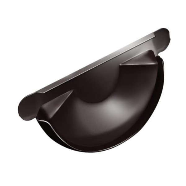 Водосток Grand Line 150x100 – Заглушка желоба RAL 8017 купить в Шилке