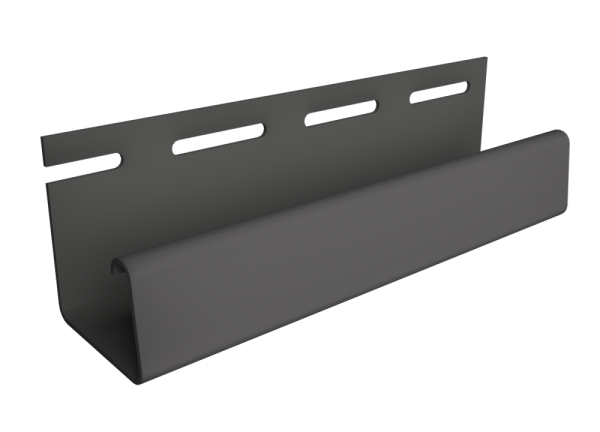 Фасадный J-профиль 30 мм Графитовый купить в Шилке