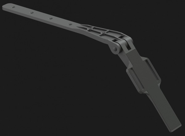 Крепление регулируемое Docke Premium ПВХ - Графит купить в Шилке