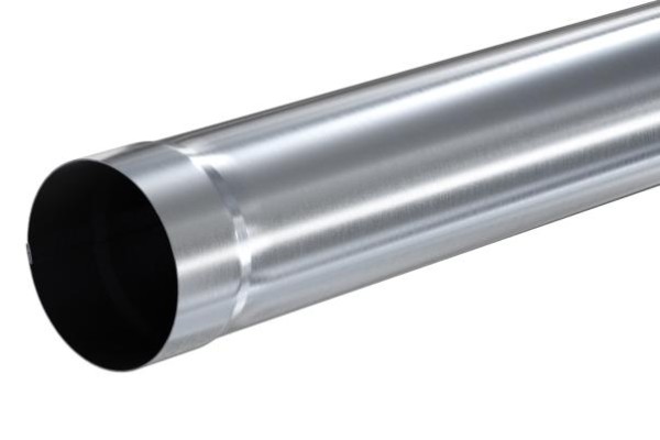 Водосток Aquasistem, Система 125x90 - Соединительная труба 1 метр оцинковка купить в Шилке