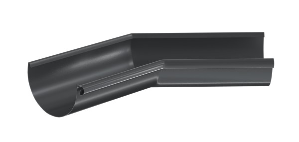 Водосток Aquasistem, система 125x90 - Угол желоба,внутренний 135° RR 23 Маренго купить в Шилке