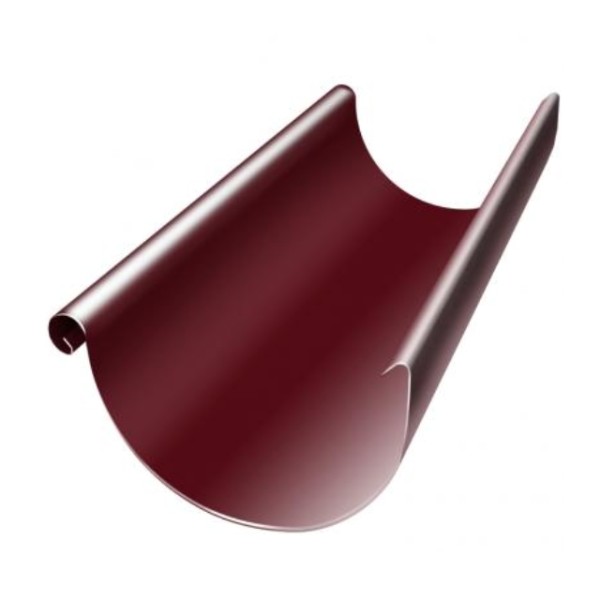 Водосток Grand Line 125x90 – Полукруглый желоб 3 метра RAL 3005 купить в Шилке