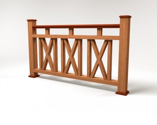 Ограждение из ДПК FG3 терракот купить в Шилке