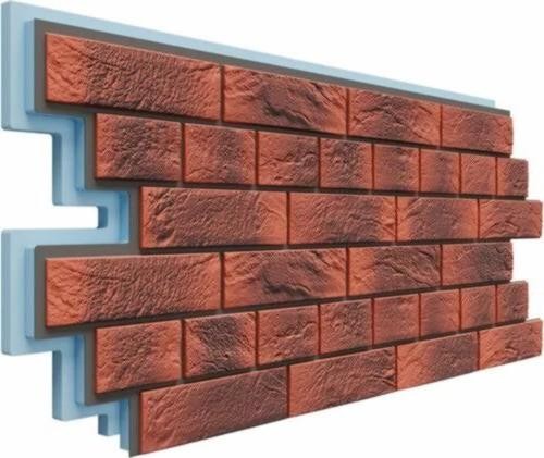 Термосайдинг Доломит Венецианский Кирпич 40 мм Корса купить в Шилке