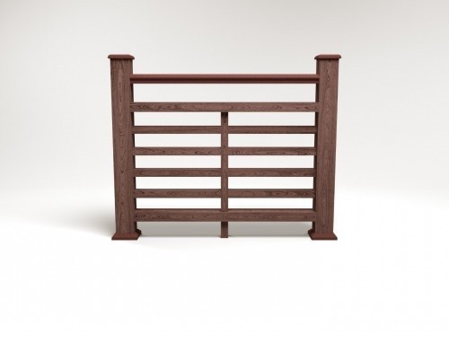 Ограждение из ДПК FG4 шоколад купить в Шилке