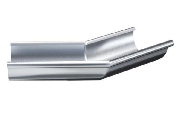 Водосток Aquasistem, Система 125x90 - Угол желоба наружный оцинковка 135° купить в Шилке