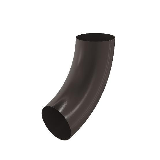 Водосток Aquasistem, система 125x90 -  Колено трубы RR 32 Тёмно Коричневый купить в Шилке