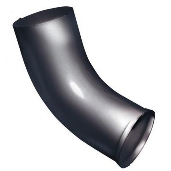 Водосток Grand Line 125x90 – Колено сливное RAL 7024 купить в Шилке