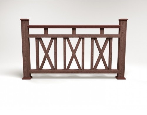 Ограждение из ДПК FG3 шоколад купить в Шилке