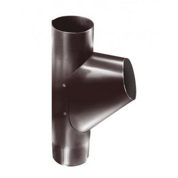 Водосток Grand Line 150x100 – Тройник RAL 8017 купить в Шилке