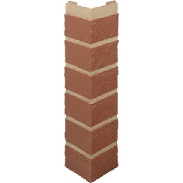 Наружный угол кирпич (красный), 0,47 х 0,1м купить в Шилке