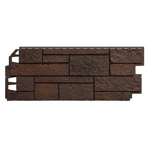 Фасадные панели ТЕХНОНИКОЛЬ Песчаник Тёмно-коричневый купить в Шилке