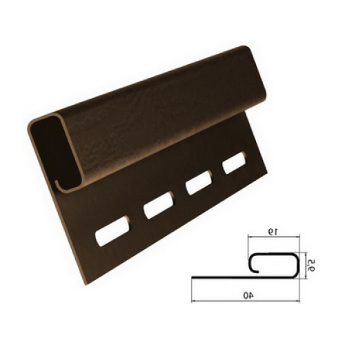 Финишная планка, коричневая купить в Шилке