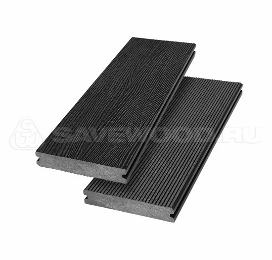 Террасная доска SW Abies (R) - радиальный распил Черный купить в Шилке