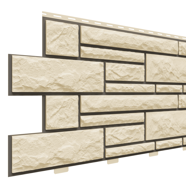 Фасадная панель Доломит, Брусчатка Доломит Бежевый (2м) купить в Шилке