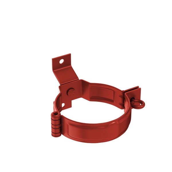 Водосток Aquasistem, система 125x90 - Декоративный хомут трубы под дерево с комплектом крепления RR 29 Бургундский купить в Шилке