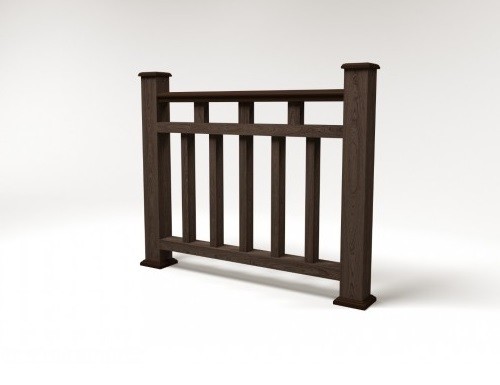 Ограждение из ДПК FG1 венге купить в Шилке