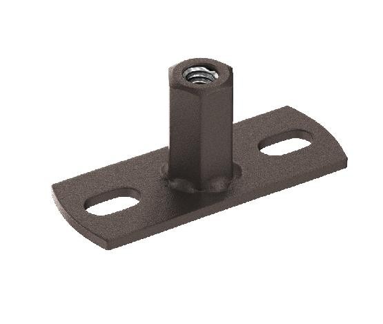 Водосток Aquasistem, Система 150/100 - Держатель для хомута под метиза RR 32 Тёмно-коричневый matt купить в Шилке