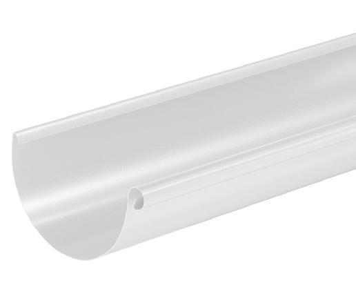 Водосток Aquasistem, система 150/100 - Водосточный желоб 3.00м RAL 9003 Белый купить в Шилке