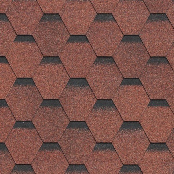 Гибкая черепица Docke, коллекция Шеффилд – Клубника купить в Шилке