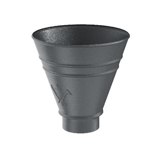 Водосток Aquasistem, Система 125/90 - Воронка водосборная круглая RR 23 Маренго matt купить в Шилке