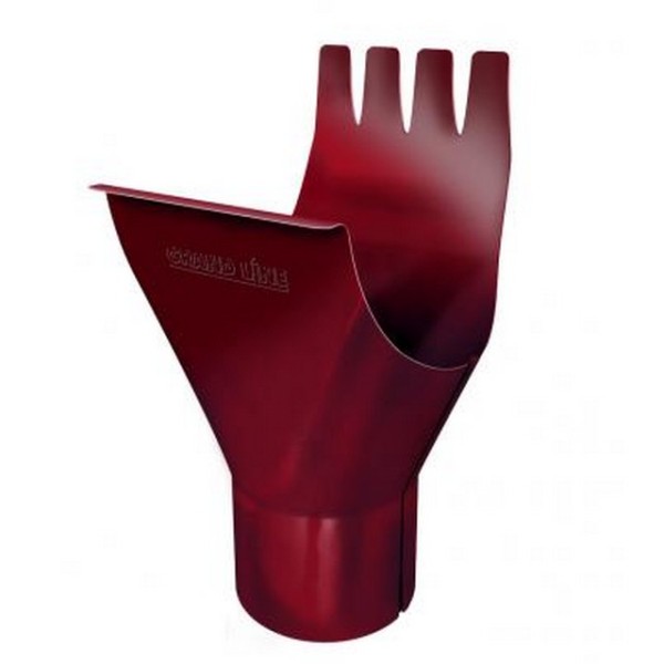 Водосток Grand Line 125x90 – Воронка желоба RAL 3005 купить в Шилке