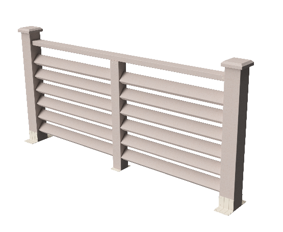 Ограждения декоративное ДПК GRINDERDECO Босфор выбеленый дуб купить в Шилке