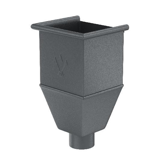 Водосток Aquasistem, Система 125/90 - Воронка_водосборная удлиненая RR 23 Маренго matt купить в Шилке