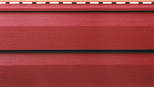 Виниловый сайдинг Канада плюс премиум, красный купить в Шилке