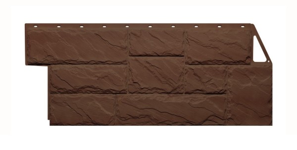 Фасайдинг Серия «Камень крупный» Коричневый купить в Шилке