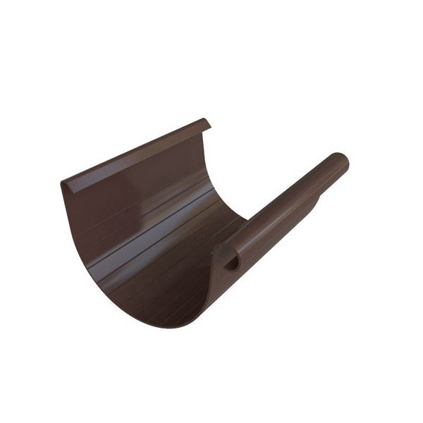 Водосток Альта-Профиль ПВХ – Желоб водосточный 3м (коричневый) купить в Шилке