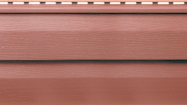 Виниловый сайдинг Канада плюс премиум, красно-коричневый купить в Шилке