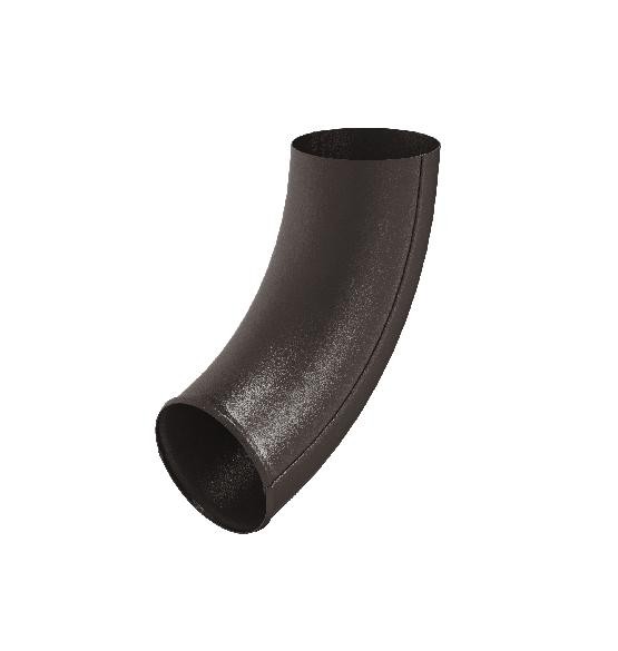 Водосток Aquasistem, Система 150/100 - Отвод трубы RR 32 Тёмно-коричневый matt купить в Шилке