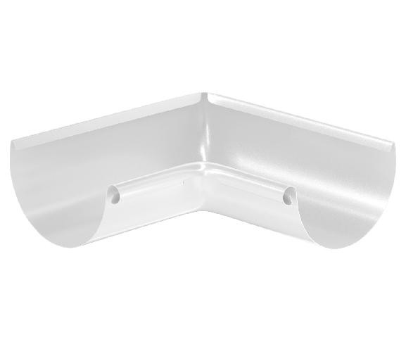 Водосток Aquasistem, система 150x100 - Угол желоба, внутренний 90° RR 20 Мраморно-белый купить в Шилке