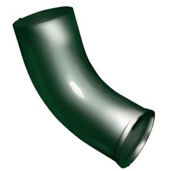 Водосток Grand Line 125x90 – Колено сливное RAL 6005 купить в Шилке