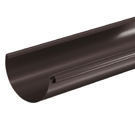 Водосток Aquasistem, система 125x90 - Водосточный желоб 3.00м RR 32 Тёмно Коричневый купить в Шилке