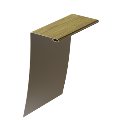 Универсальный околооконный профиль 89/254 мм, Миндаль