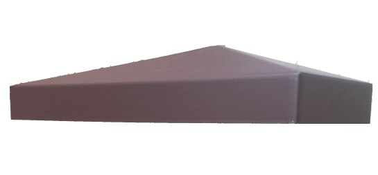 Крышка столба коричневая купить в Шилке