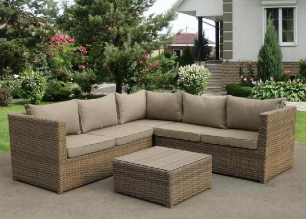 Комплект мебели AFINA плетеной из иск. ротанга YR825B Beige купить в Шилке