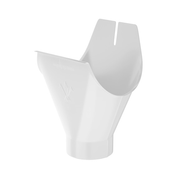 Водосток Aquasistem, система 125x90 - Воронка желоба RAL 9003 Белый купить в Шилке